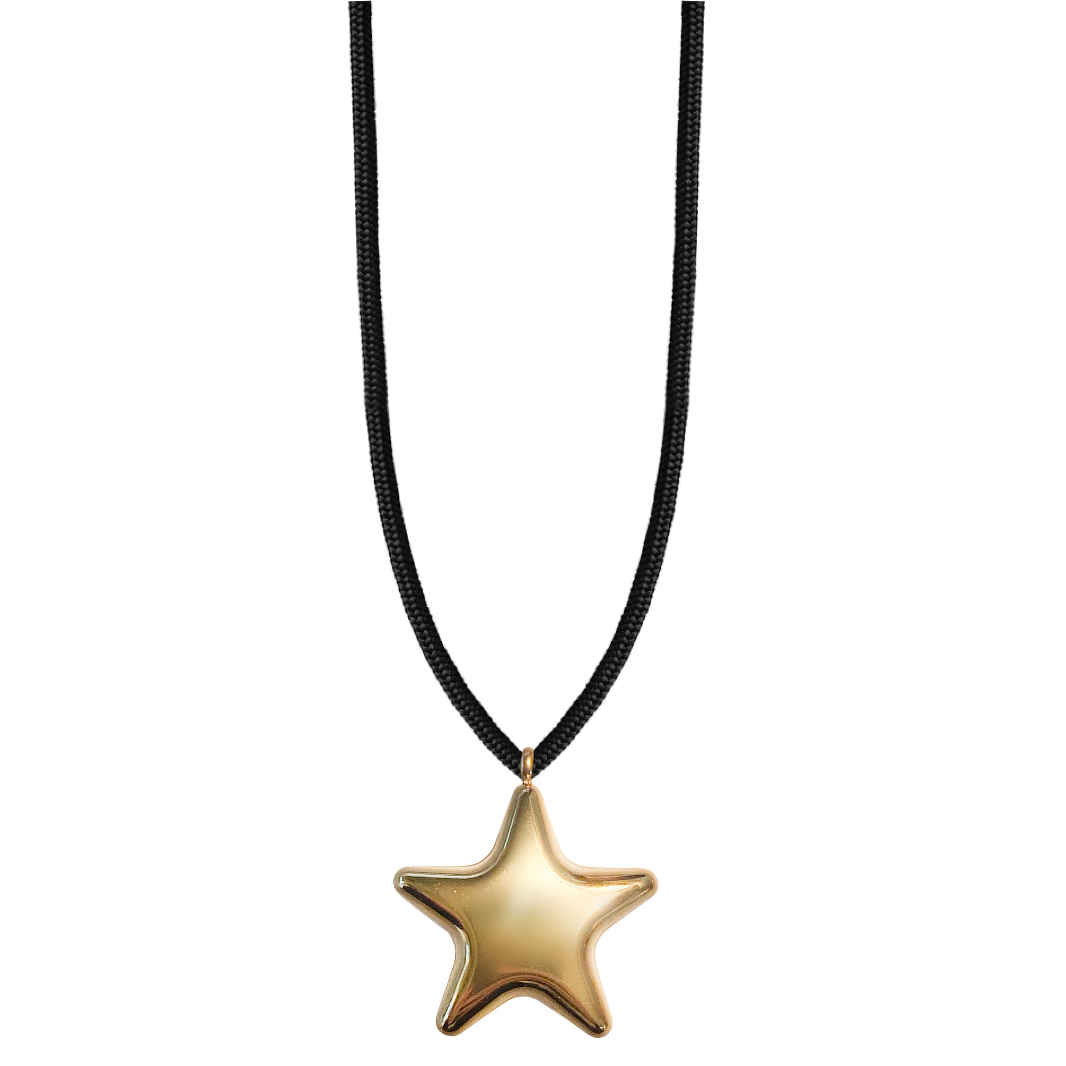 Wish Upon a Star Necklace - Black