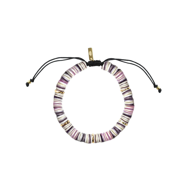 Men’s Purple Shell Bracelet