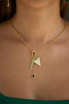 Green Geo Necklace