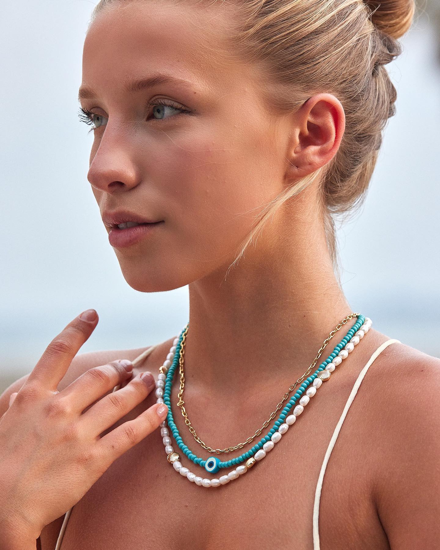 Turquoise Trio Choker