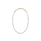 16” Tennis Necklace- 14k Gold