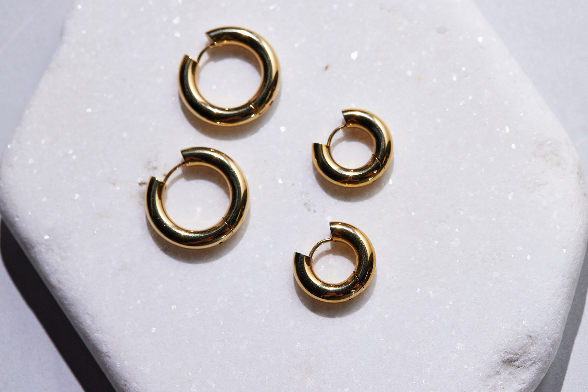 Large Gold Filled Hoops