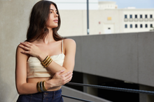 16MM stretch bangle Silver