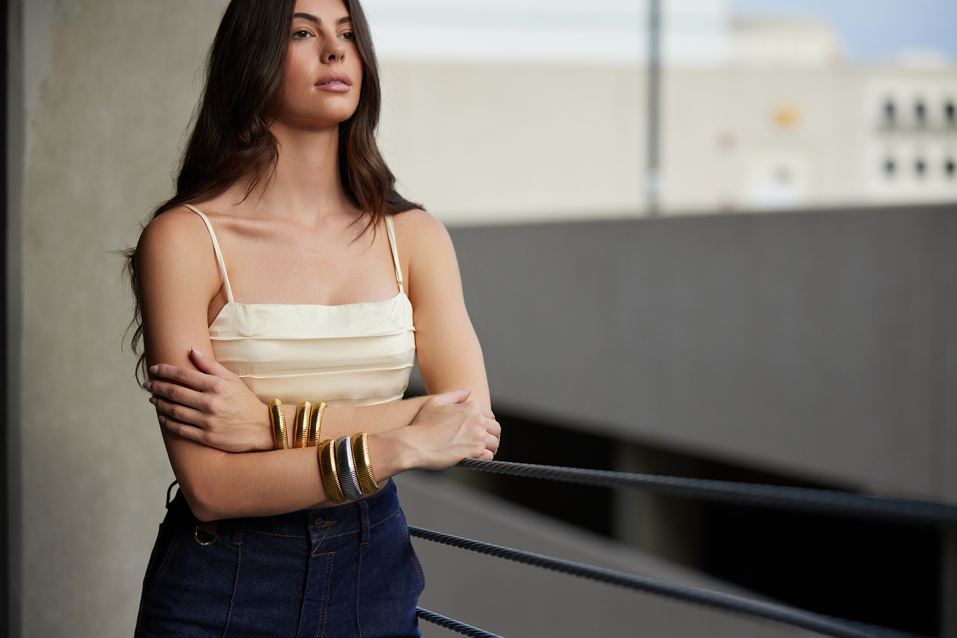 20MM stretch bangle Gold