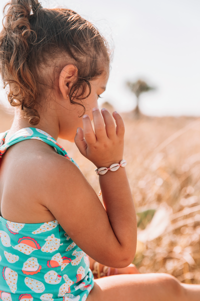 Kid's Natural Shell Bracelet - Gold Filled