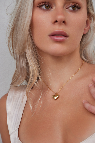 Heart Padlock Necklace