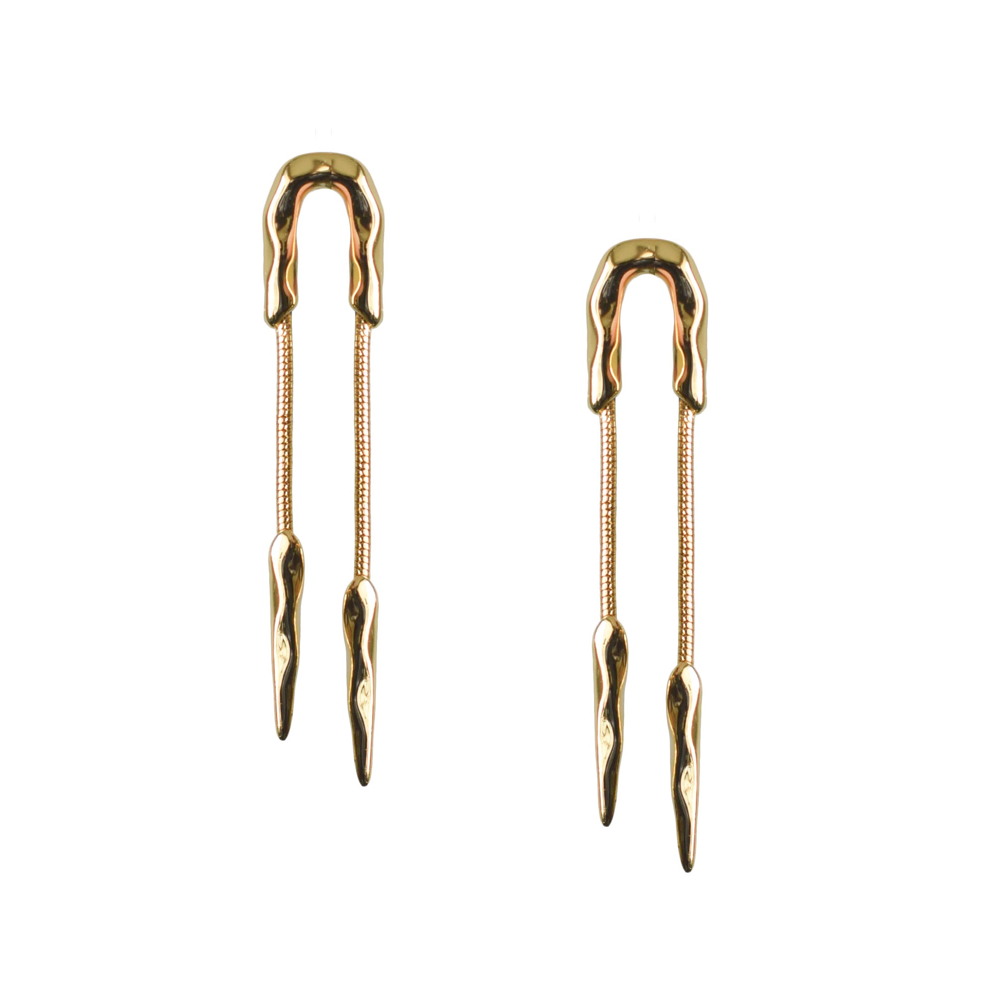 Molten Metal Earrings
