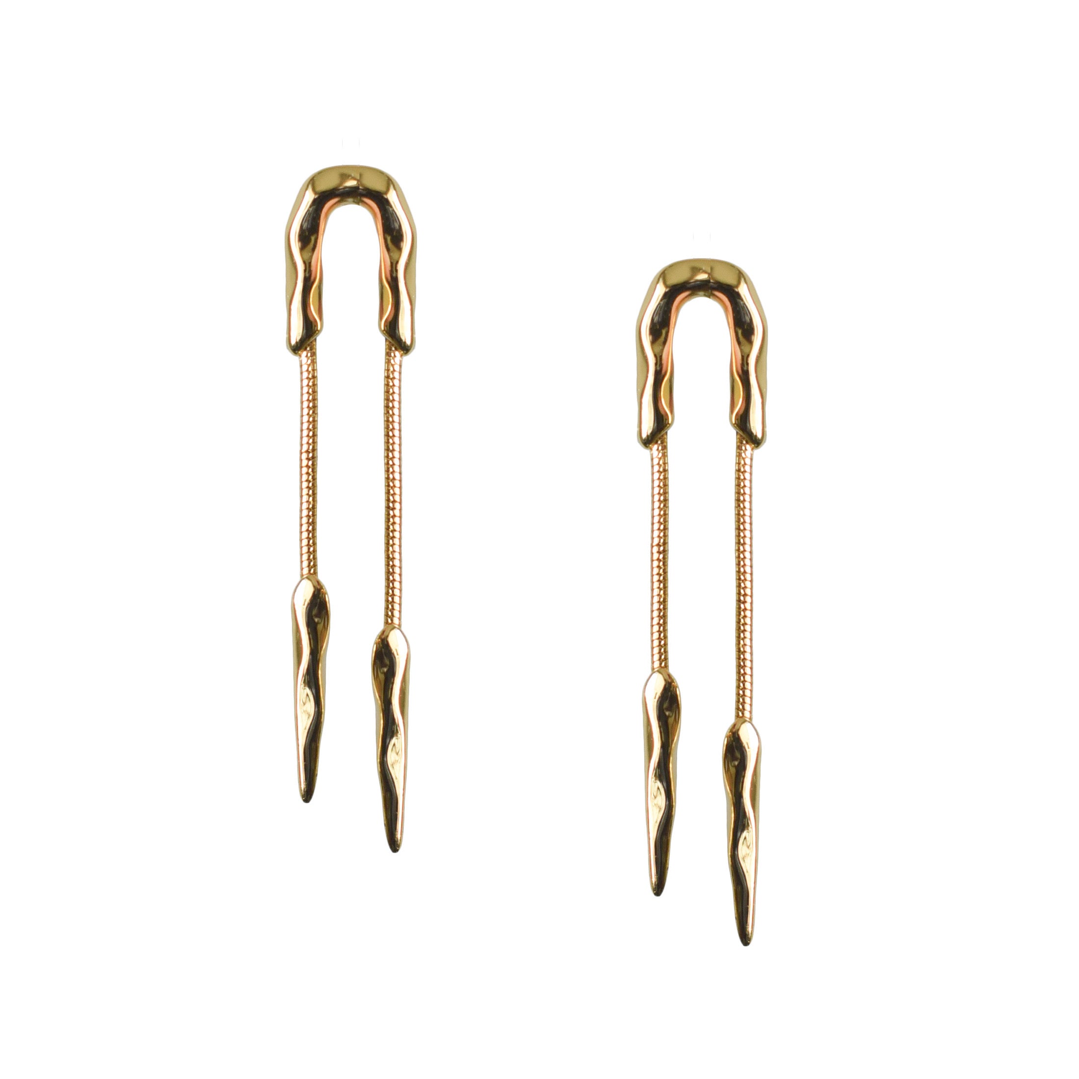 Molten Metal Earrings