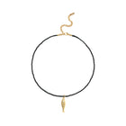 Lucky Fish Necklace - Black