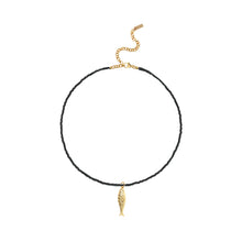 Lucky Fish Necklace - Black