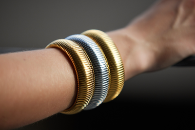 20MM stretch bangle Silver