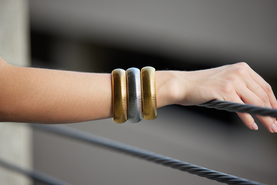 20MM stretch bangle Silver