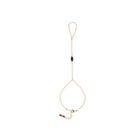Dainty Marquise Hand Chain- Black
