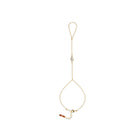 Dainty Marquise Hand Chain- Clear