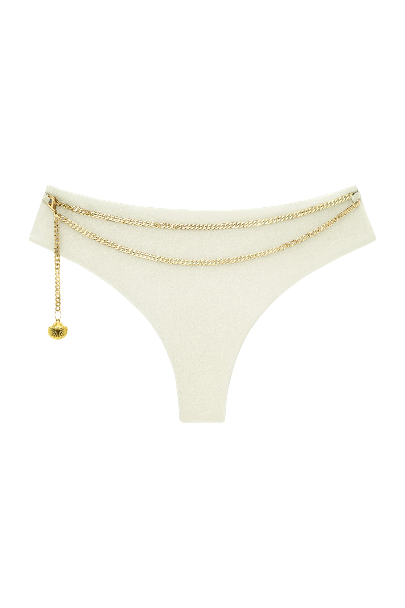 RIVIERA BOTTOMS WITH CHAIN OATMILK