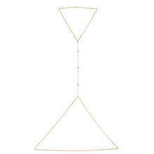 Dainty Diamond Body Chain- Clear