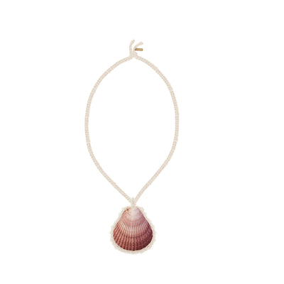 Crocheted Scallop Necklace