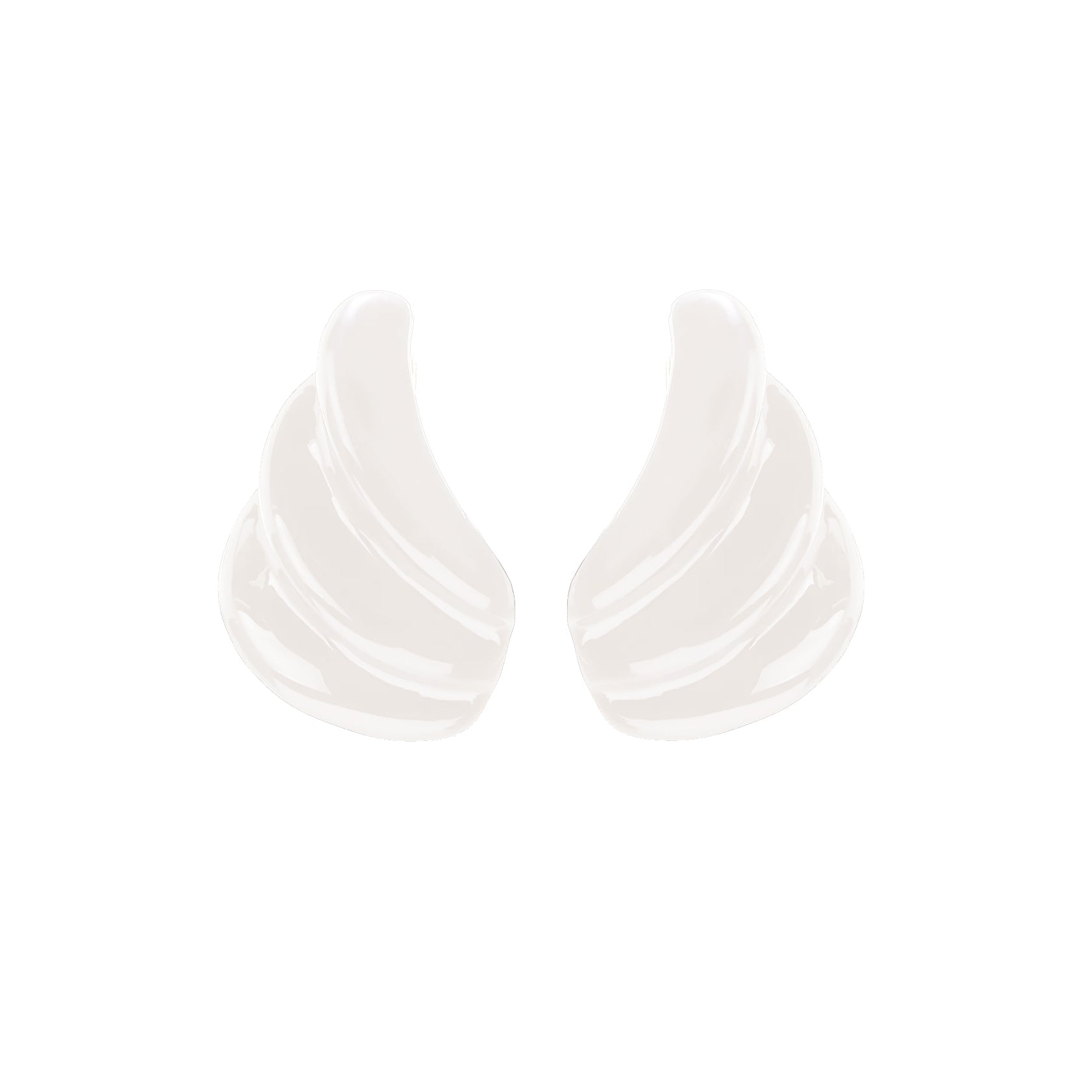Athena Studs - White