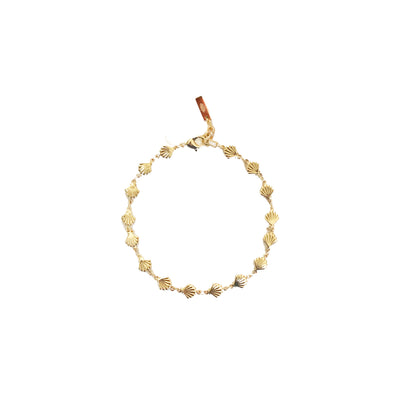 Golden Shells Anklet