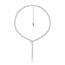 Crystal Slither Choker - Rhodium