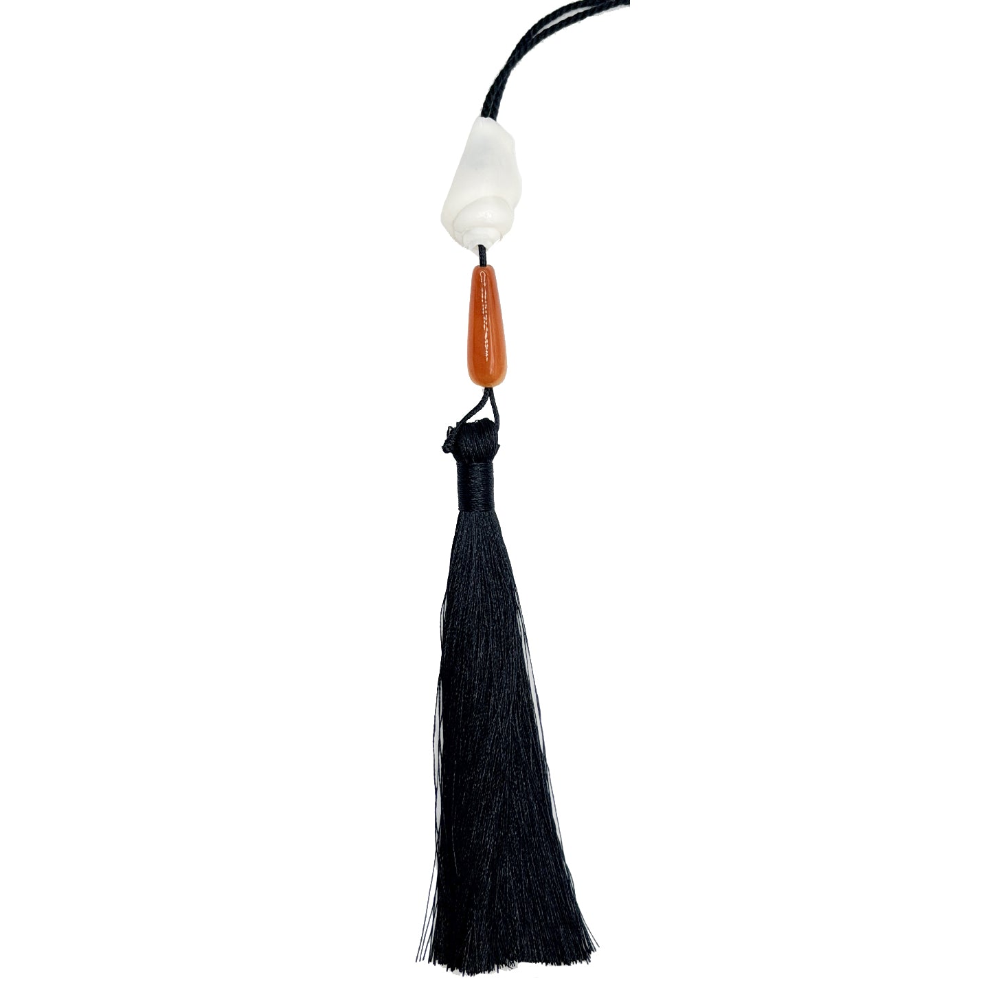 Shell Tassel Keychain - Single Shell
