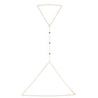 Dainty Diamond Body Chain- Black