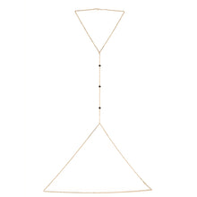 Dainty Diamond Body Chain- Black