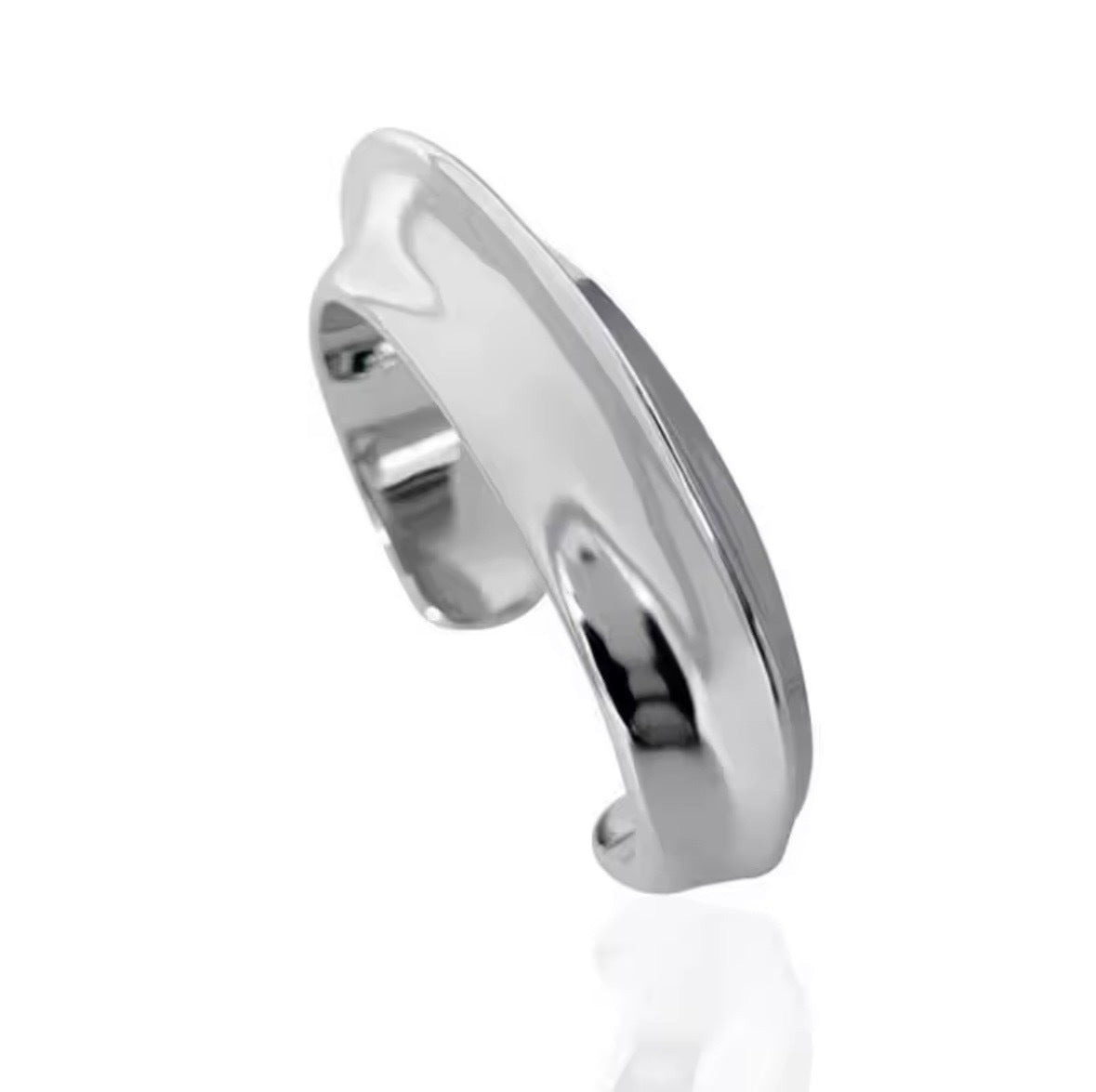 Single Statement Cuff - Silver