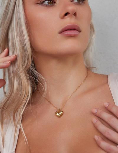 Heart Padlock Necklace