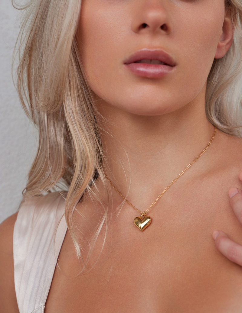 Heart Padlock Necklace