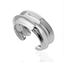 Double Statement Cuff - Silver