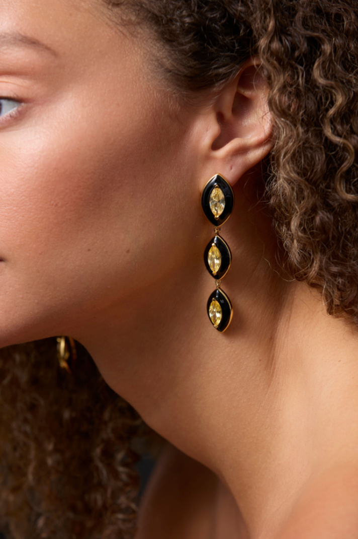 Marquise Deco Drops - Yellow