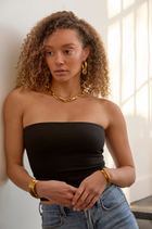 Oblong Links Necklace- Gold