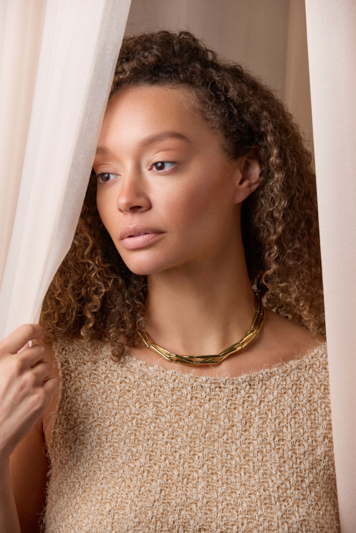 Liquid Gold Necklace - Three Strand