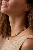 Liquid Gold Necklace - Three Strand