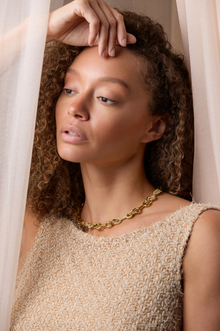 Pave Bar Link Necklace