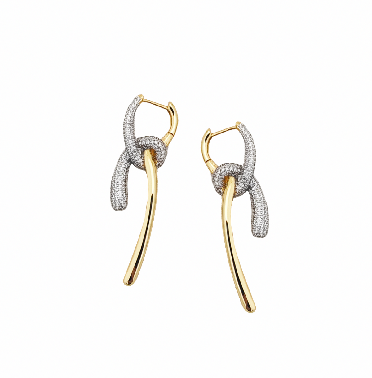 Knot Drop Earring