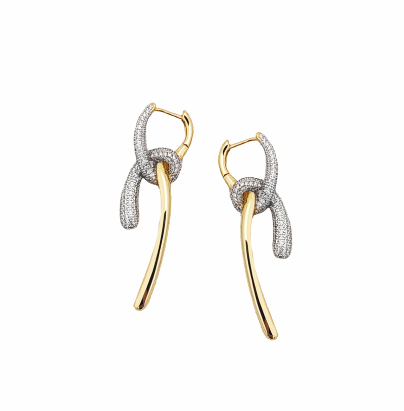 Knot Drop Earring