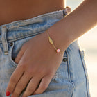 Fisheye Chain Bracelet - Pink