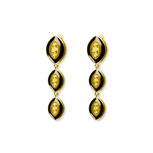 Marquise Deco Drops - Yellow