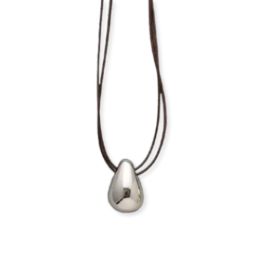 Waterdrop Necklace - Silver