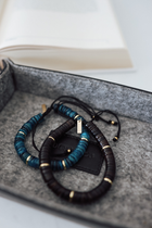 Men's Heishi Bracelet - Black