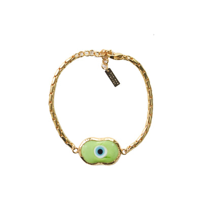 Evil Eye Snake Bracelet