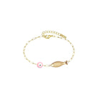 Fisheye Chain Bracelet - Pink