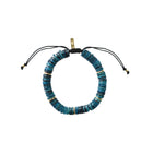 Men's Heishi Bracelet - Blue