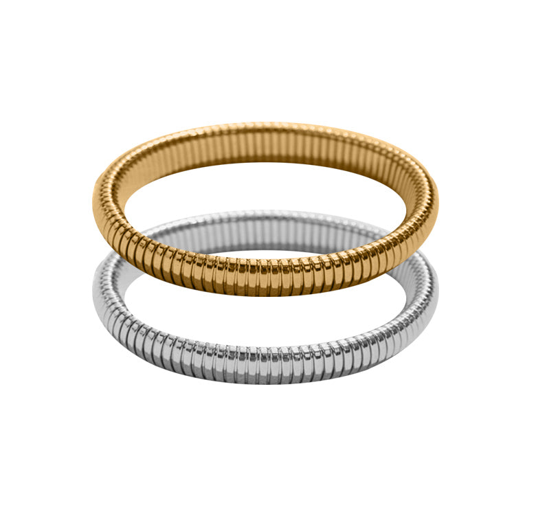 20MM stretch bangle Silver