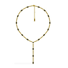 Gemstone Links Lariat - Gold
