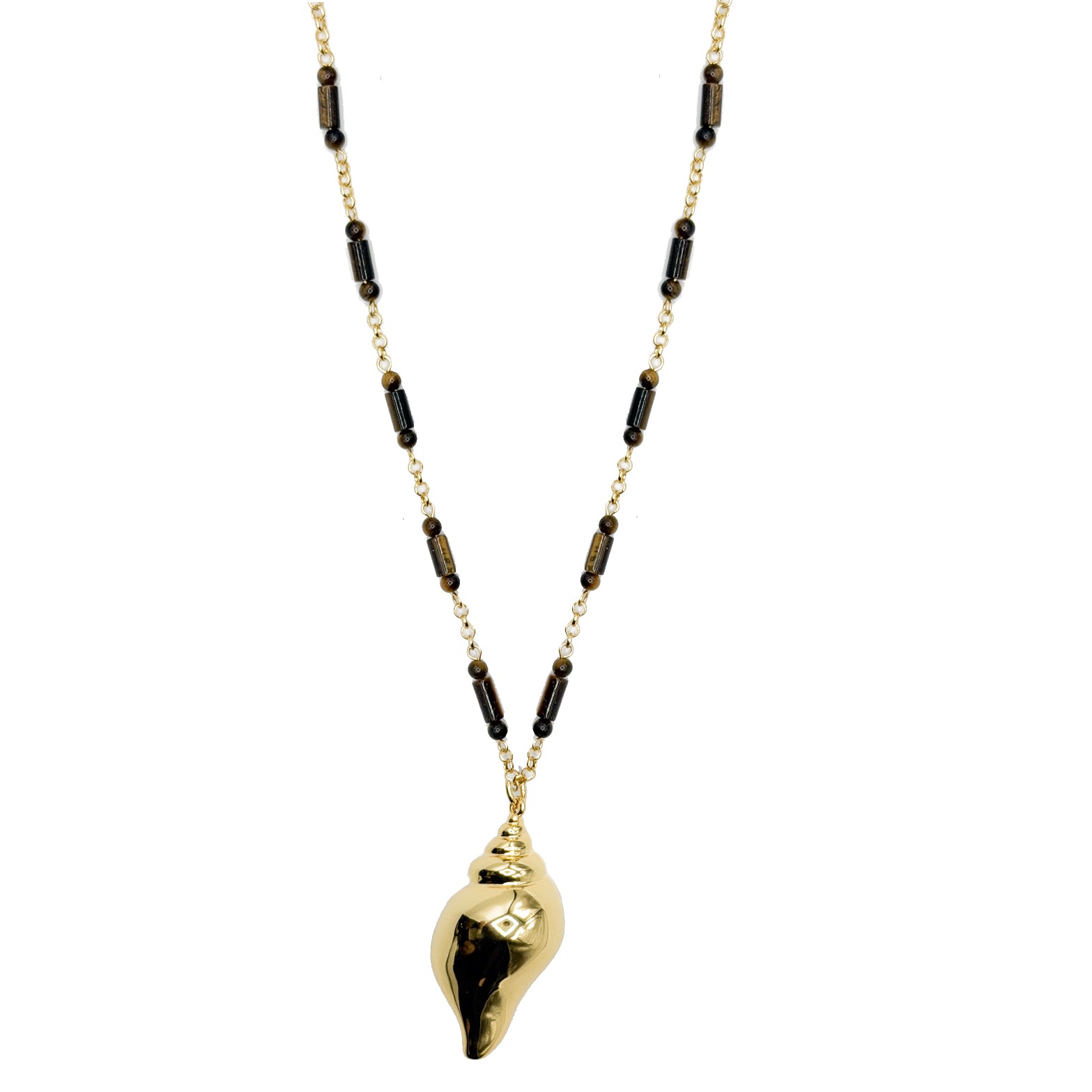Gold Conch Necklace