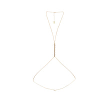 Crystal Rain Body Chain - Gold