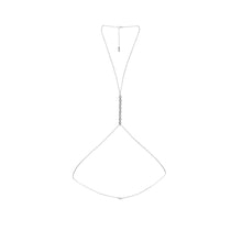 Crystal Rain Body Chain - Silver